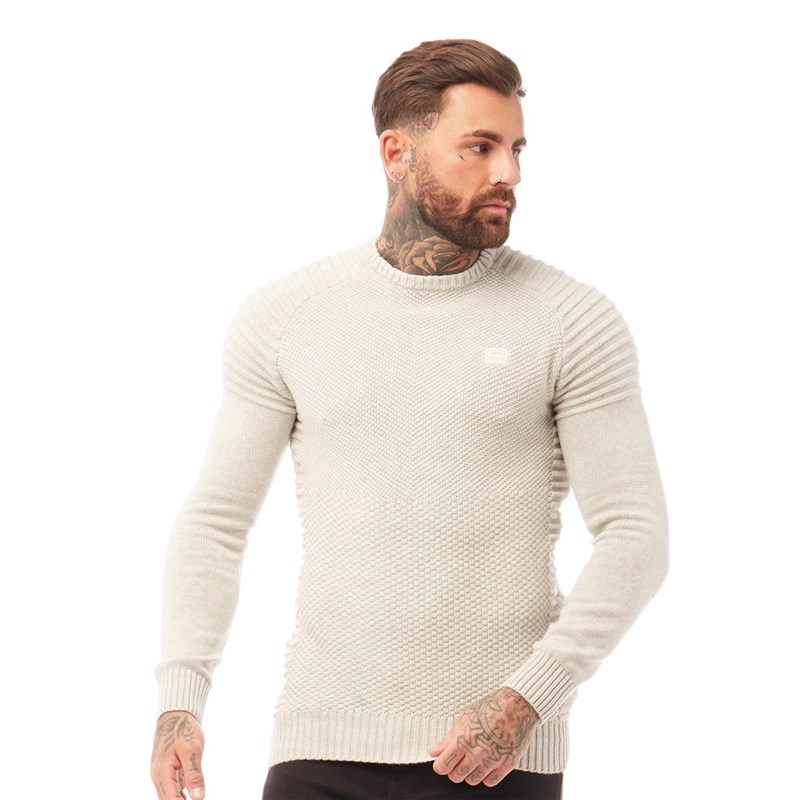 mens high crew neck jumper