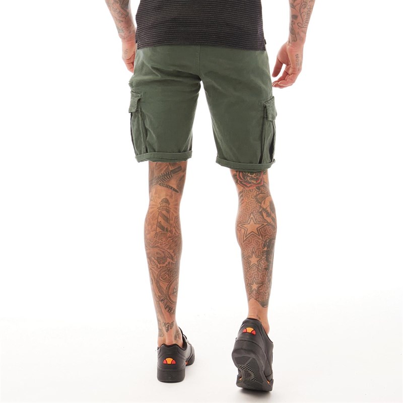 883 Police Herrer Dunmore Cargo Shorts Kakigrøn