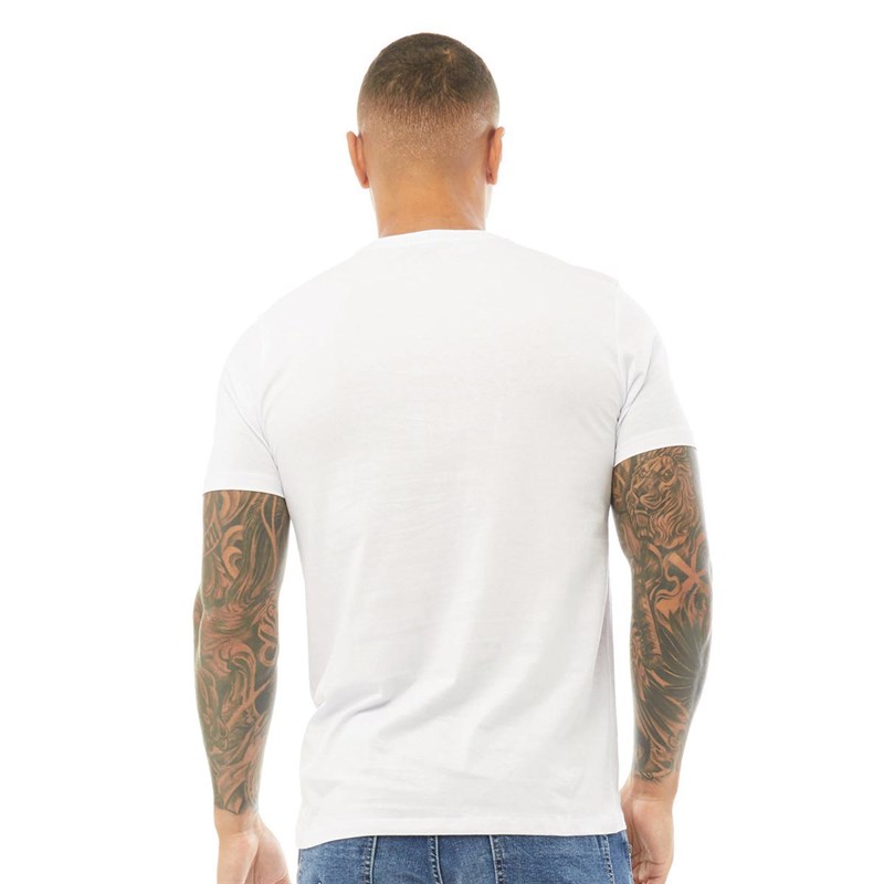 883 Police Mens Flix T-Shirt White