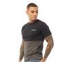 883 Police Mens Wes T-Shirt Black/Charcoal