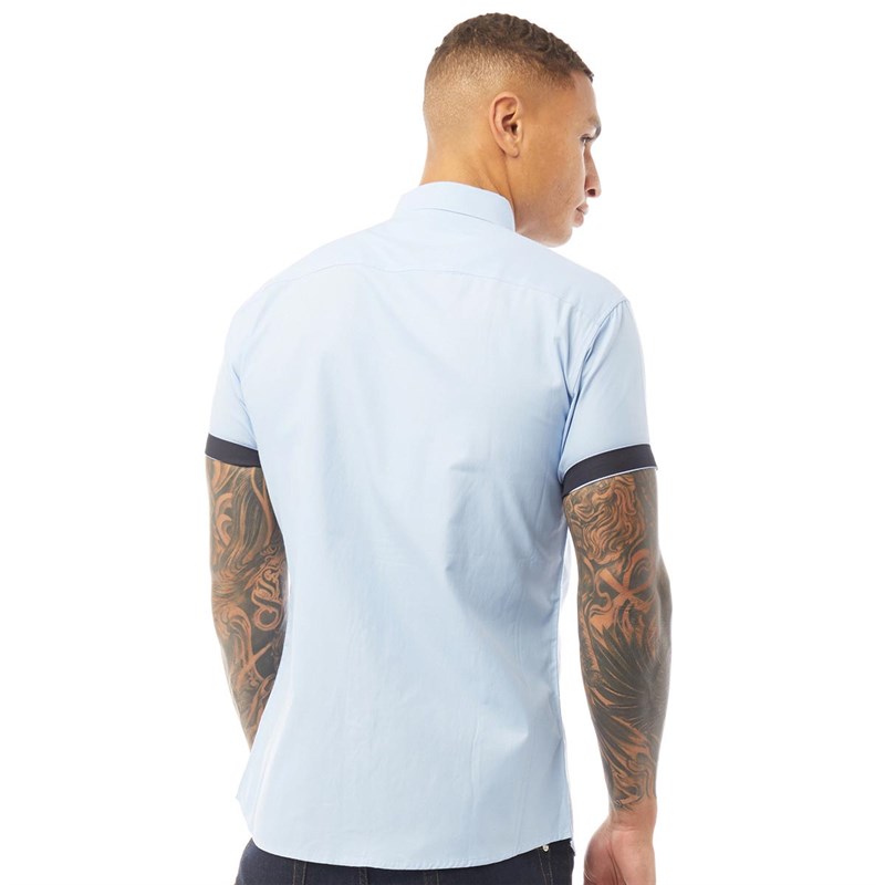 883 Police Heren Stefan Korte Tuinbroek Hemelsblauw