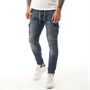 883 Police Herren Moriarty ALD 627 Jeans in Slim Passform Denimblau