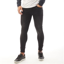 883 Police Dark Navy Engineered Patched Slim Fit Jeans