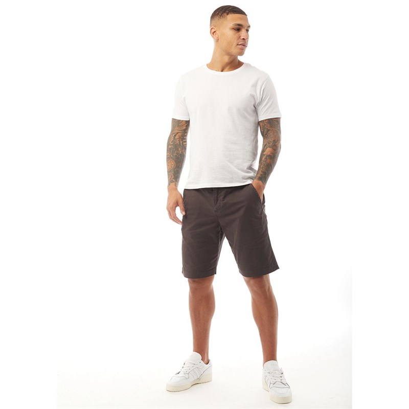 883 Police Mens Inver Chino Shorts Brown