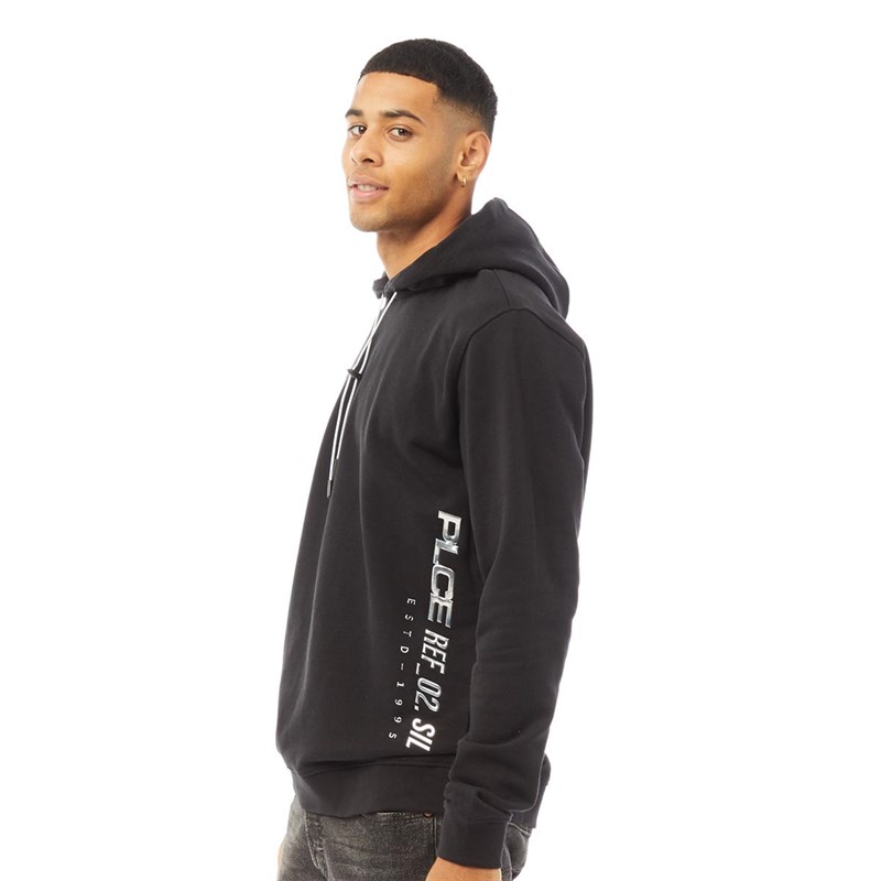 883 Police Męskie Hayfield Bluza z Kapturem Czarny