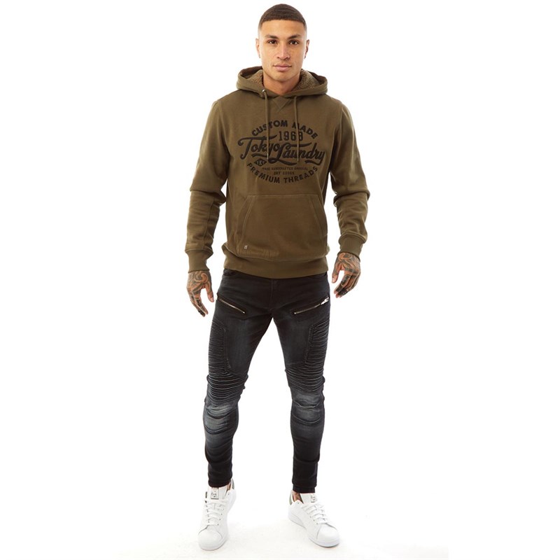 883 Police Męskie PLA 622 Skinny Fit Jeansy Skinny Czarny