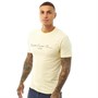 883 Police Mens Surcle T-Shirt Soft Yellow