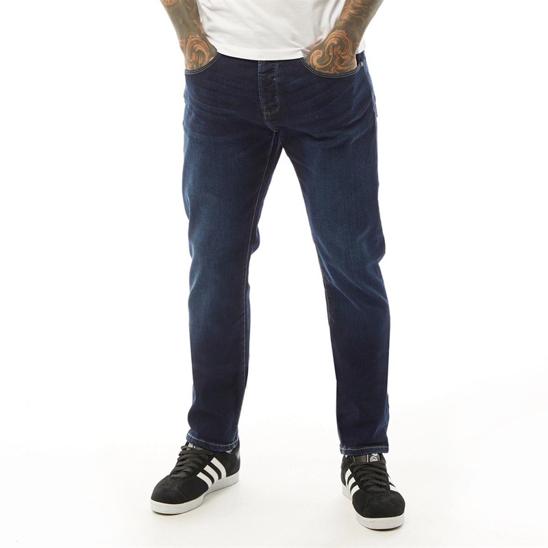 883 Police Mens Pottin 407 Regular Fit Jeans 407-Blue