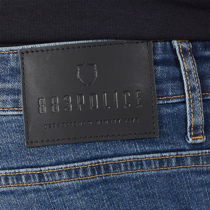 883 Police Mens Pottin 417 Regular Fit Jeans 417-Blue