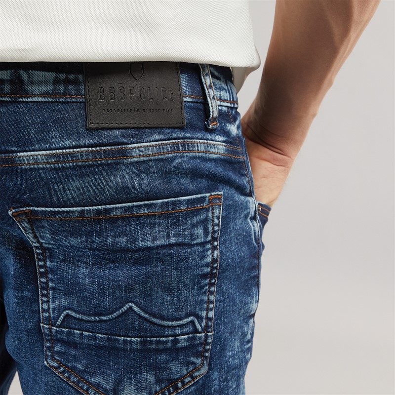 883 Police Herre Champa 635 Slim Jeans Blå