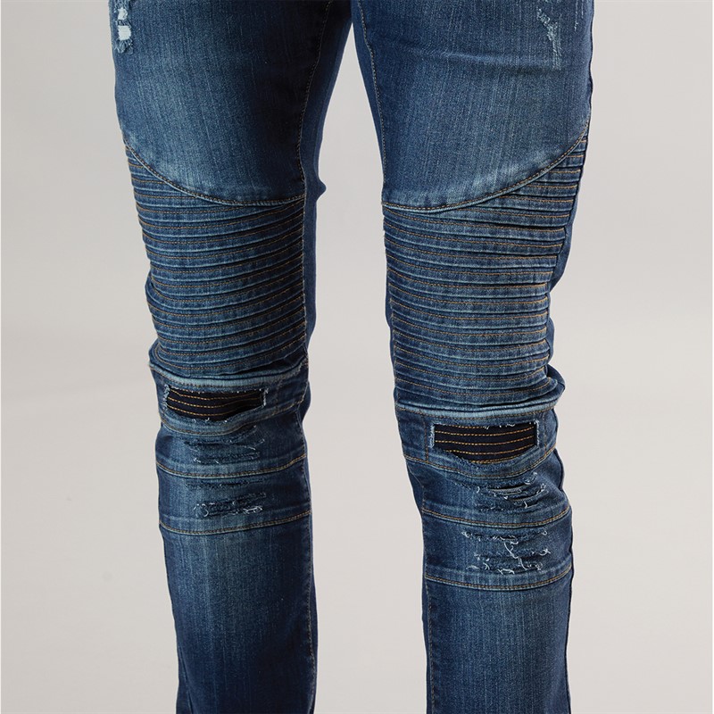 883 Police Jean Slim Acquiesce 665 Homme Bleu