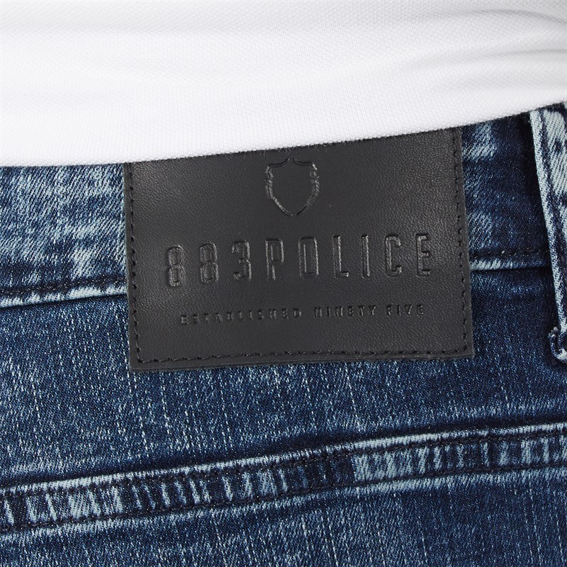 883 Police Mens Supersonic 623 Regular Fit Jeans 623-Blue