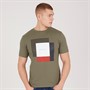 883 Police Herre Feldo T-shirts Kakigrøn