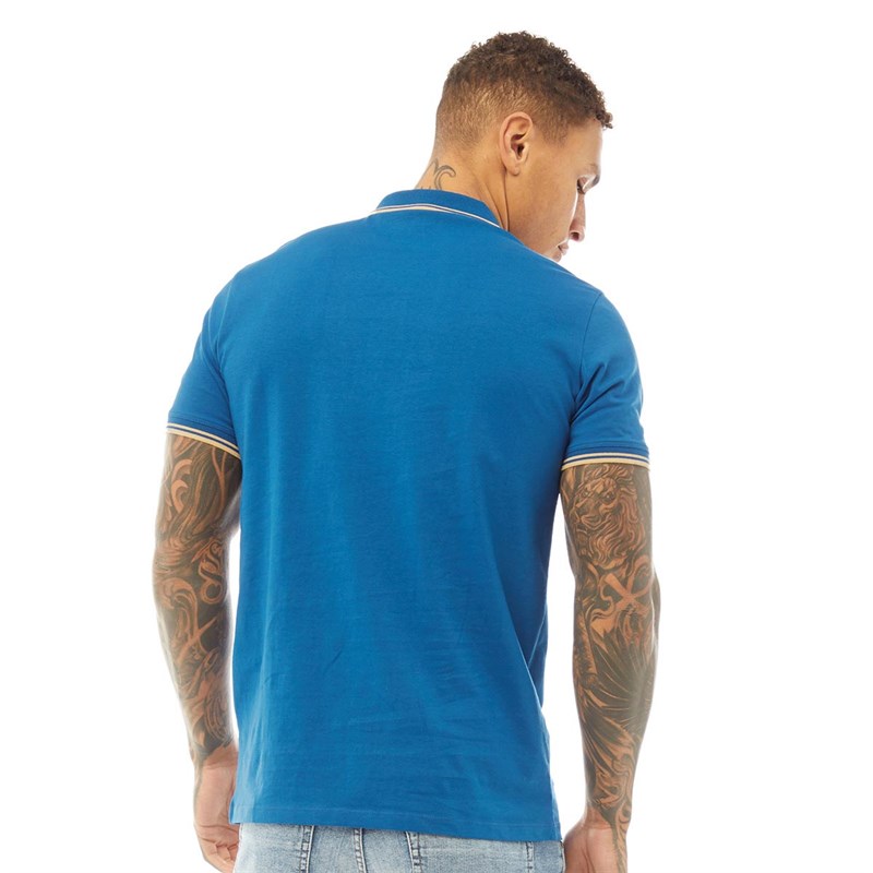 883 Police Mens Bardon Polo Electric Blue