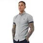 883 Police Mens Crandon Short Sleeve Shirt Grey