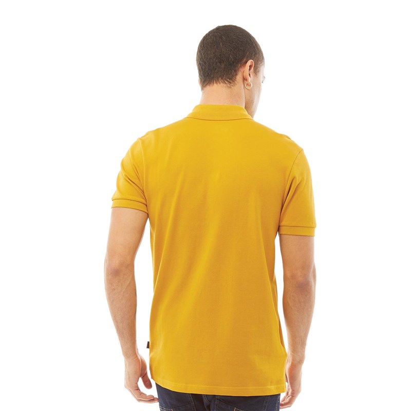 883 Police Mens King 20B Polo Mustard