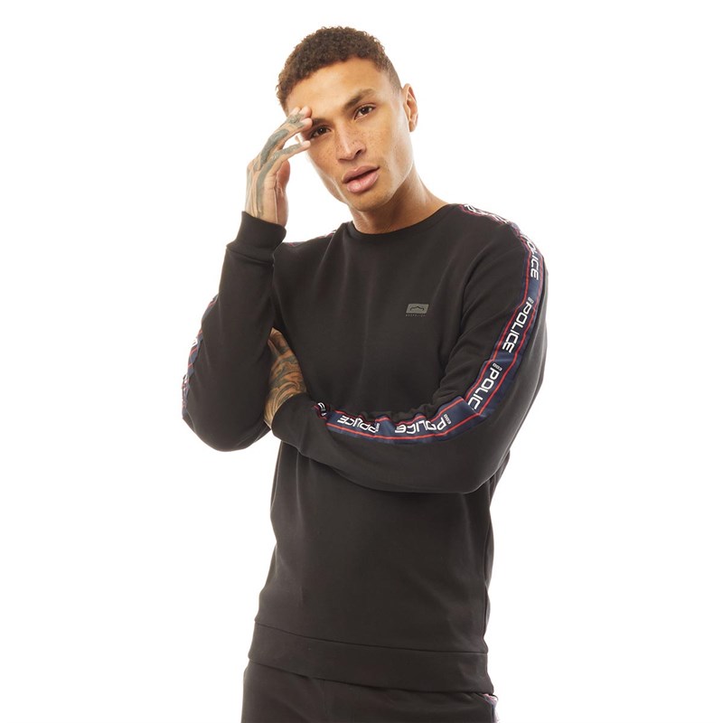 Buy 883 Police Mens Egami Sweatshirt Black