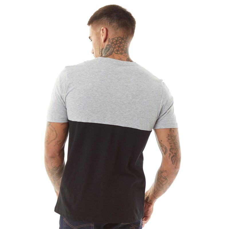 883 Police Mens Maritsa T-Shirt Black/Mid Grey