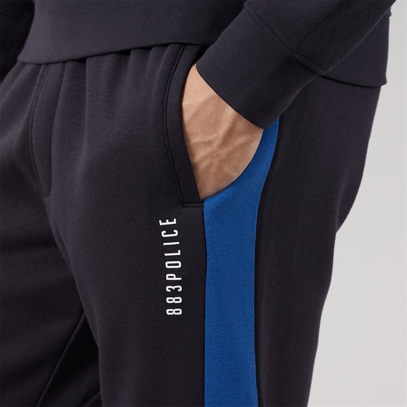 883 Police Mens Riyad Tracksuit Navy/Electric Blue/White