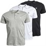 883 Police Mens Three Pack Jersey Polos Black/White/Grey