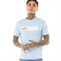 883 Police Mens Rue T-Shirt Sky Blue
