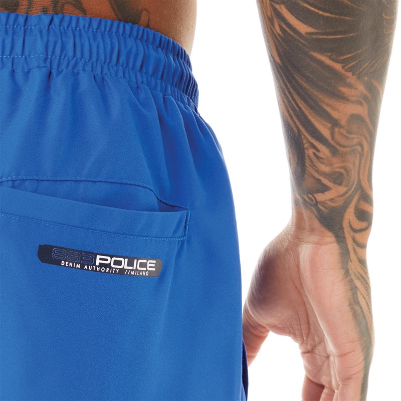 883 Police Mens Calix Swim Shorts E.Blue