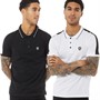 883 Police Mens Hamman Two Pack Polos Black/White