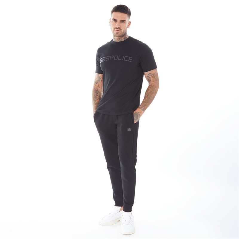 883 Police Mens Mallet Joggers Black