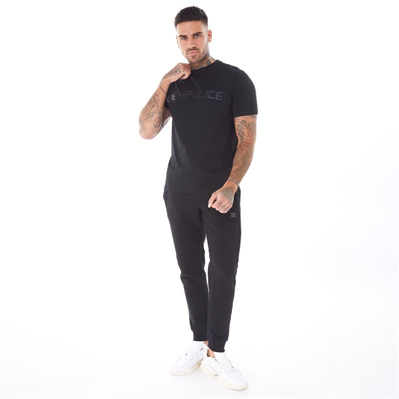 883 Police Mens Wanta T-Shirt Black