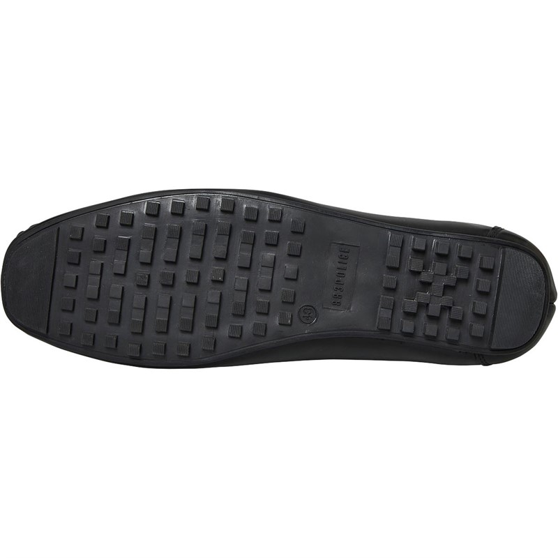 883 Police Mens Niko Penny Loafers Black