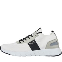 883 Police Mens Joris Trainers White/Black