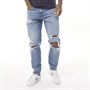 883 Police Mens Riley 833 Slim Fit Jeans Light Wash