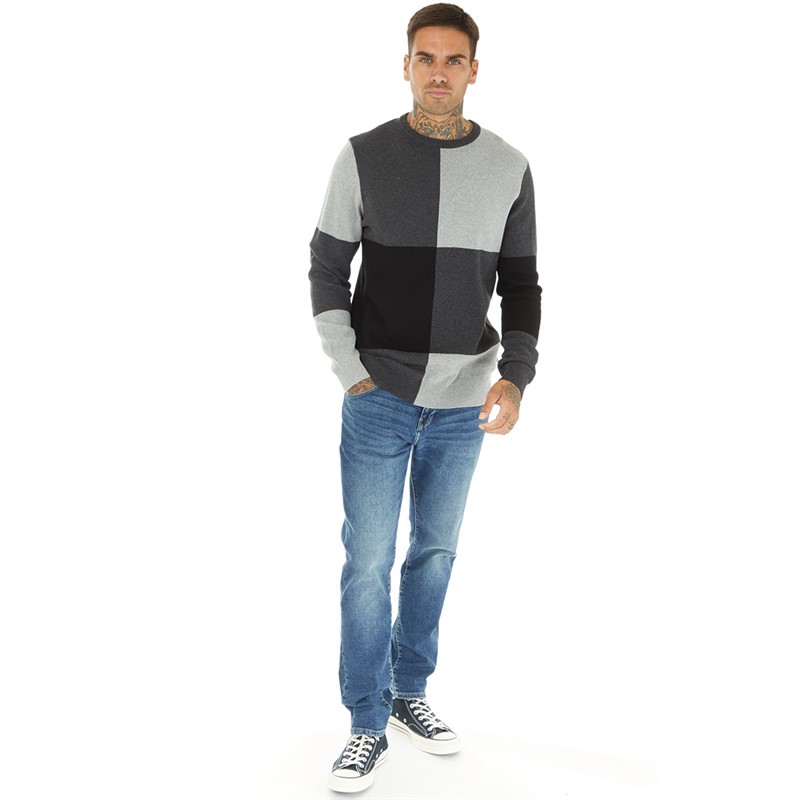 883 Police Mens Sloan Jumper Grey