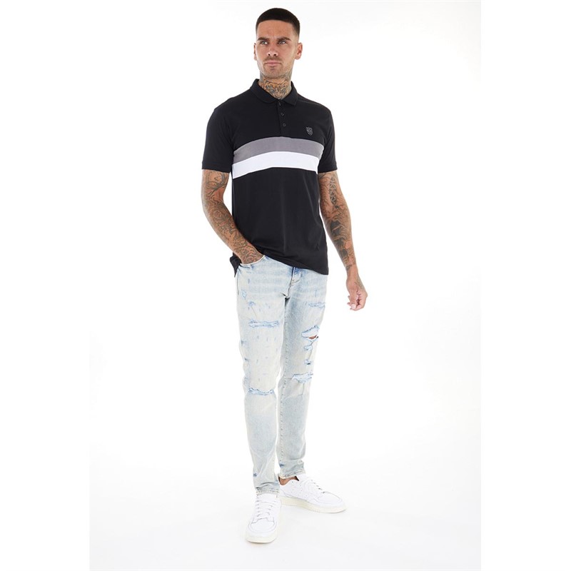 883 Police Mens Brice Polo Black