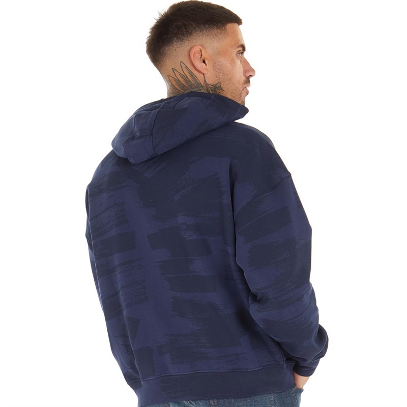883 Police Mens Dante Hoodie Navy