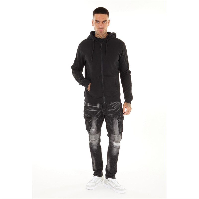 883 Police Mens Kempton Hoodie Black