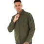 883 Police Mens Gazza Zip Up Jacket Khaki