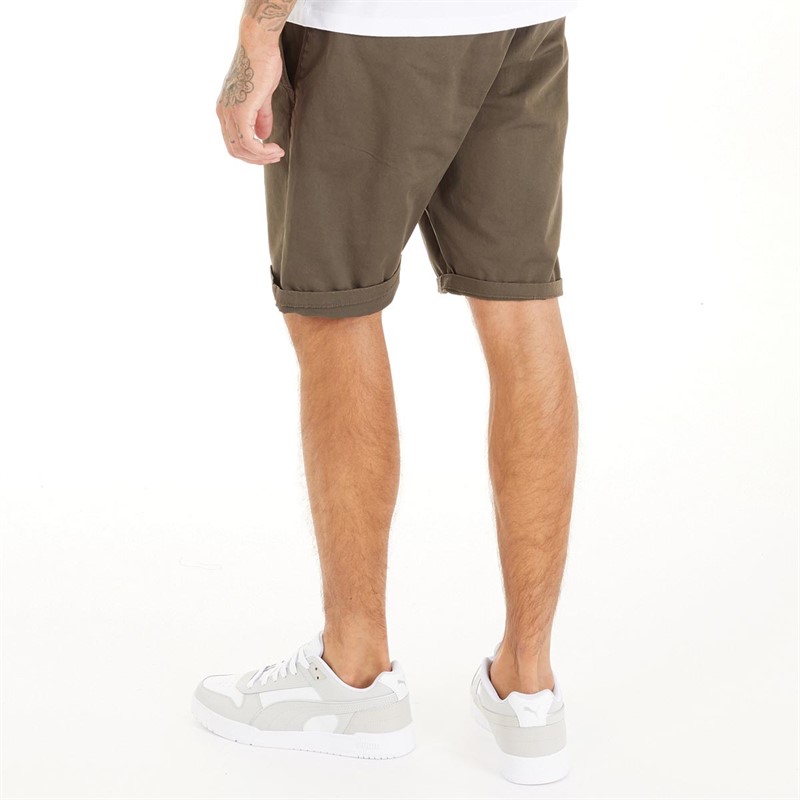 883 Police Mens Gradini Chino Shorts Khaki