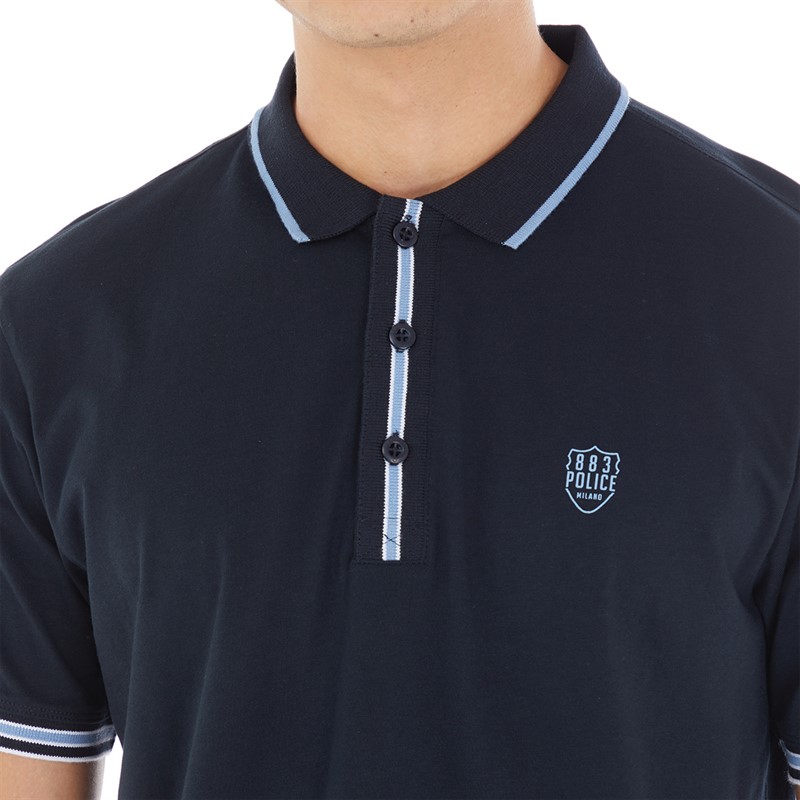 883 Police Mens 915 Police Chancey Polo Navy