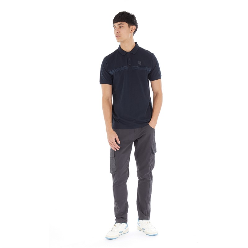 883 Police Mens 913 Police Brunel Polo Navy