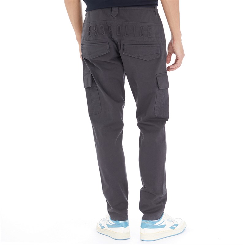 883 Police Mens Supernova Cargo Pants Charcoal