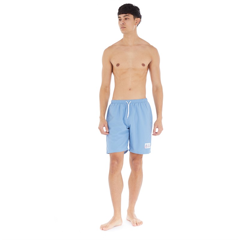 883 Police Mens Crowder Swim Shorts Tranquil Blue