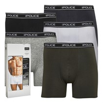 883 Police Mens Burks Five Pack Boxers Navy/Khaki/Black/Grey/White