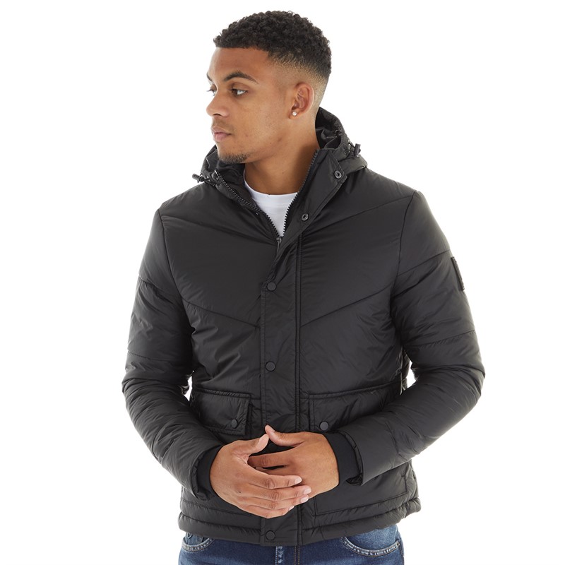 883 Police Mens Torrington Puffer Jacket Black