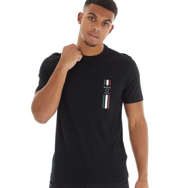 883 Police Mens Shipston T-Shirt Black