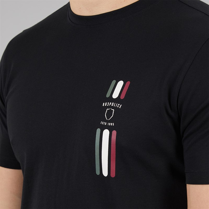 883 Police Mens Shipston T-Shirt Black