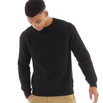 883 Police Mens Tawton Crew Neck Jumper Black