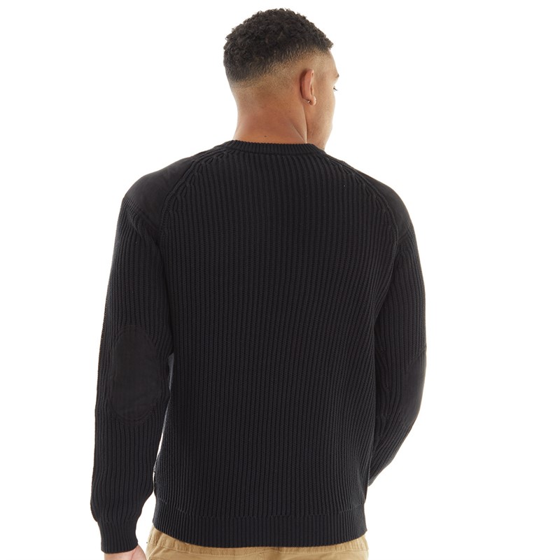 883 Police Mens Tawton Crew Neck Jumper Black