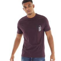 883 Police Mens Ulverston T-Shirt Crushed Berry