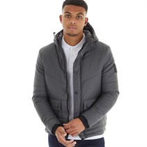 883 Police Mens Torrington Puffer Jacket Charcoal